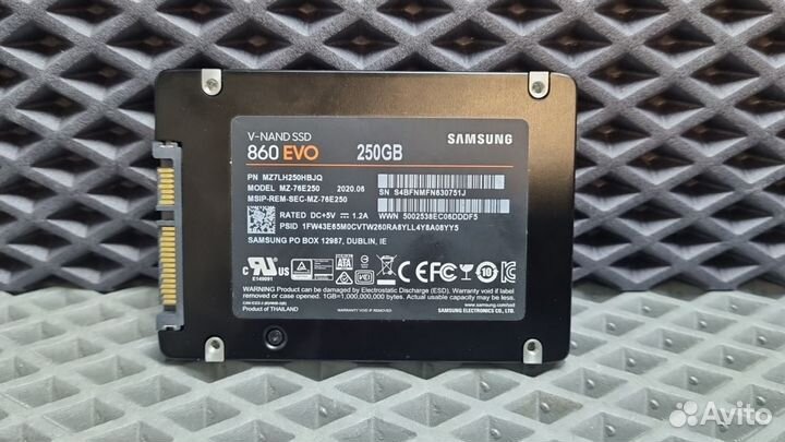 Твердотельный накопитель Samsung 870 EVO 250 гб SA