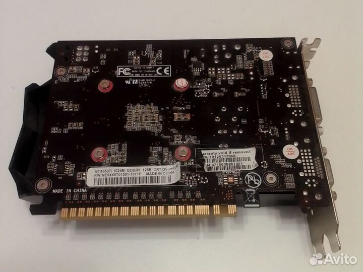 Видеокарта GTX 650ti 1Gb
