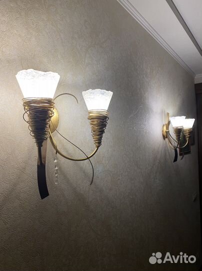Люстра+2 бра