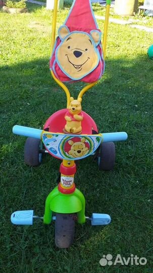 Велосипед трехколесный Smoby Be Fun Confort Winnie