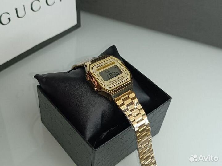 Часы мужские Casio Vintage золотые