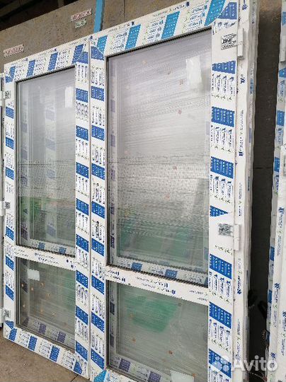 Дверь двухстворчатая пвх