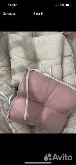 Комплект подушек для детской кроватки