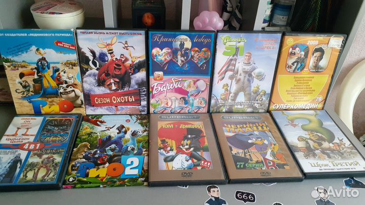 Dvd диски мультфильмы