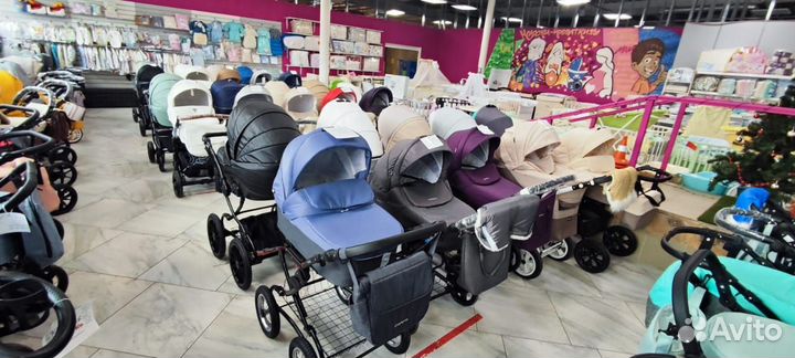 Коляски в наличии 2в1 3в1 ткань, кожа