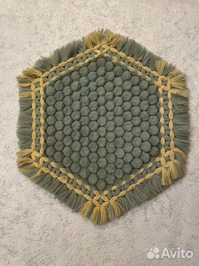 Салфетка вязаная крючком Диаметр 31 си