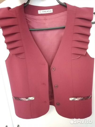 Жилет школьный для девочки