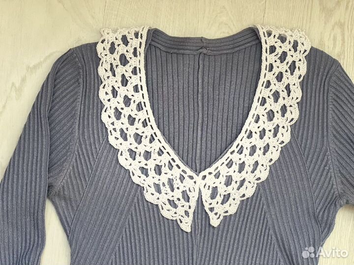 Кружевной воротник ручная работа