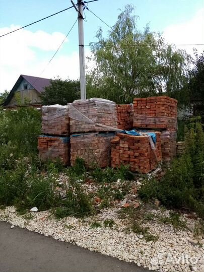Кирпич красный бу