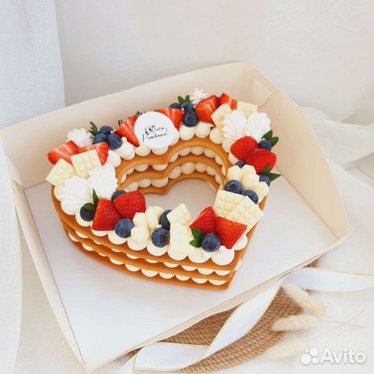 Торт открытый медовик