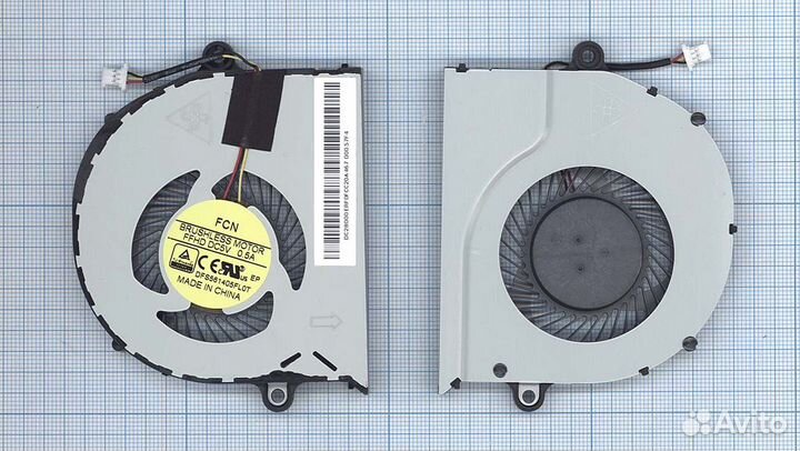 Вентилятор (кулер) для Acer Aspire E5-521 E5-523 E
