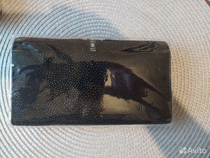 Кошелек женский натуральная кожа ската