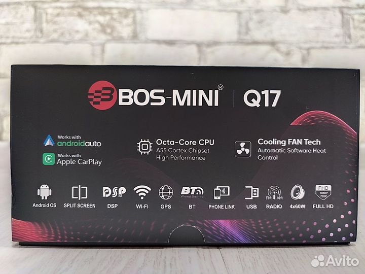 Автомагнитола андроид Bos-mini q17