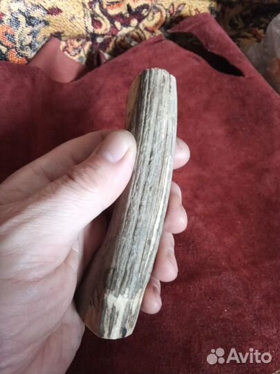 Сувель для рукояти ножа, рог лося