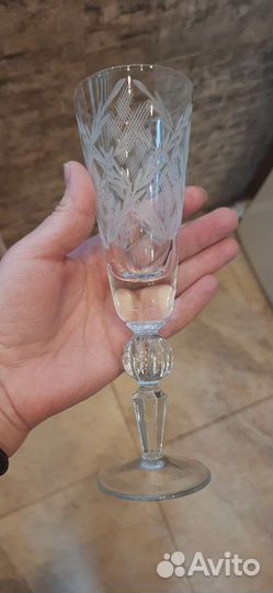 Фужеры хрустальные СССР
