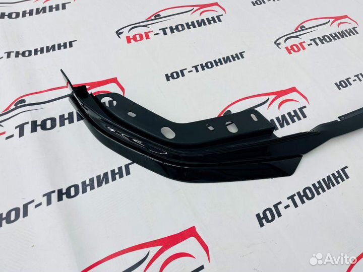 Губа в стиле M340 черный глянец BMW 3 серия G20