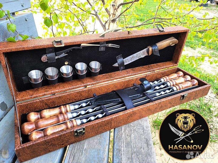 Подарочный шашлычный набор кизляр