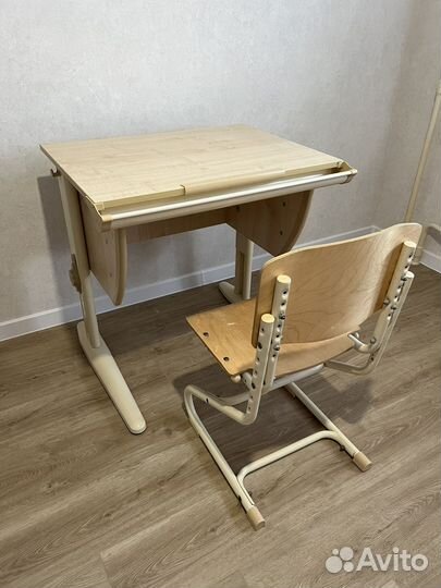 Парта Деми + стул + полка двухъярусная