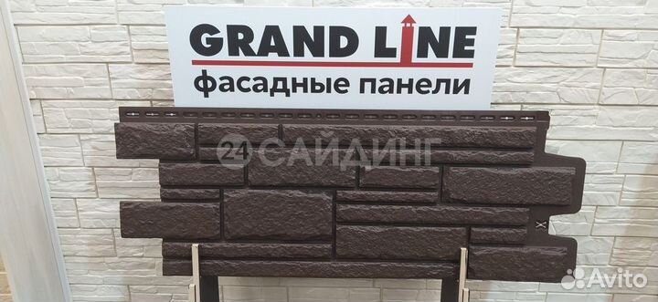 Фасадные панели Grand Line Камелот classic Шоколад