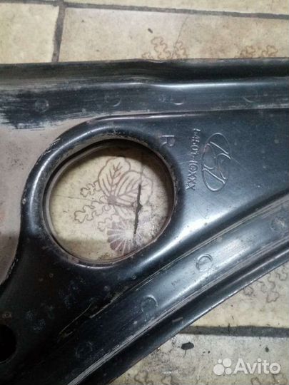 Рычаг передний подвески Kia Hyundai Rio Solaris