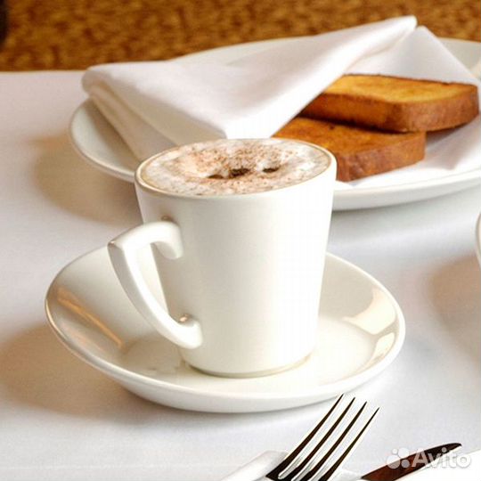 Чашка чайная «Монако Вайт» White-Sheer Steelite