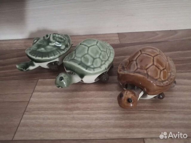 Маленькая черепаха керамическая