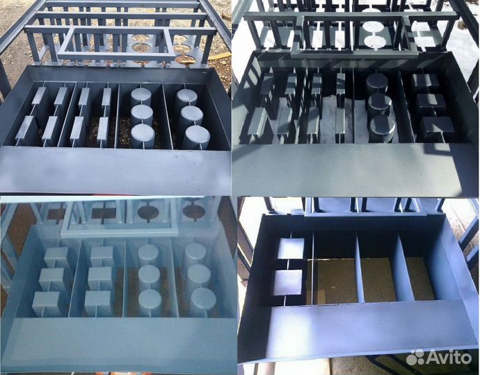 Станок для производства шлакоблока, с завода