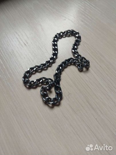 Мужская серебряная цепь