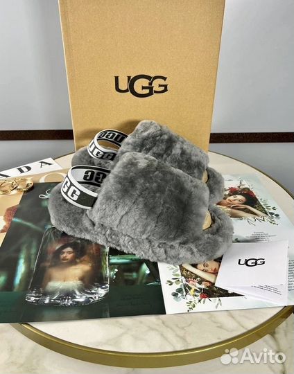 Меховые тапочки UGG Australia Fluff Yeah