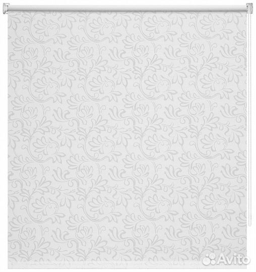 Штора рулонная Нежность 140x175 см белый
