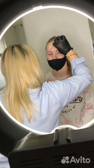 Оформление бровей/наращивание ресниц