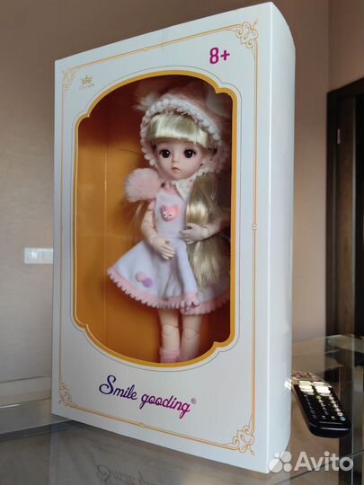 Кукла красивая 37 см вся на шарнирах