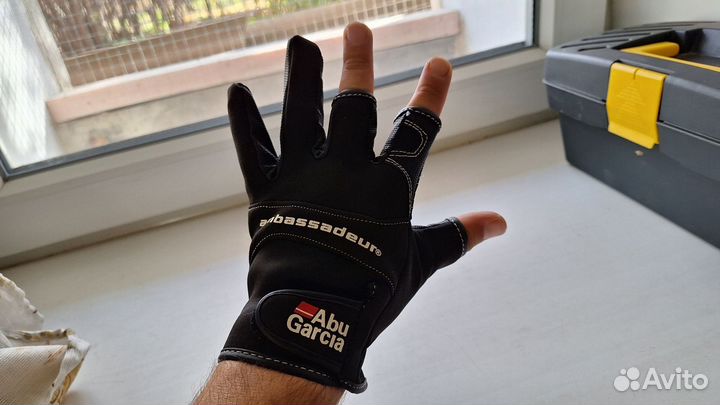 Неопреновые перчатки для рыбалки Abu Garcia