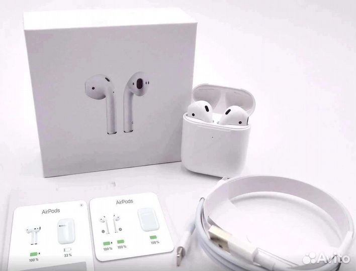 Беспроводные наушники apple airpods 2