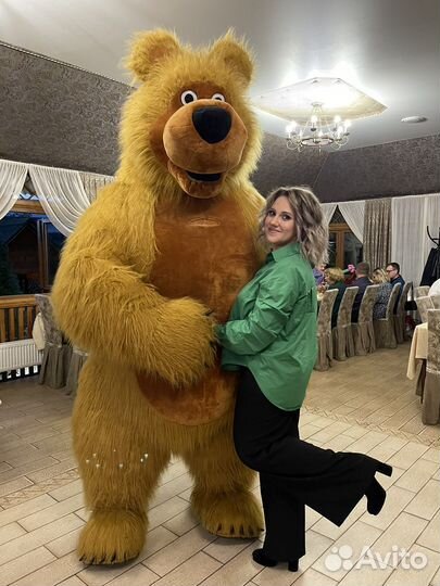 Ростовая кукла Зайка Ляля и Мишка Бурый Потапыч