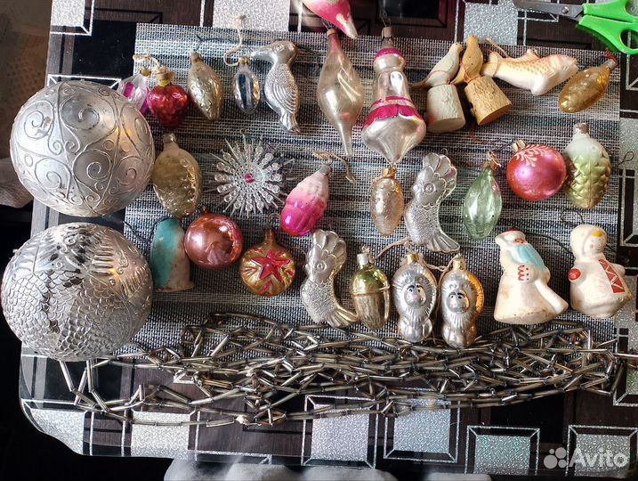 Елочные игрушки СССР