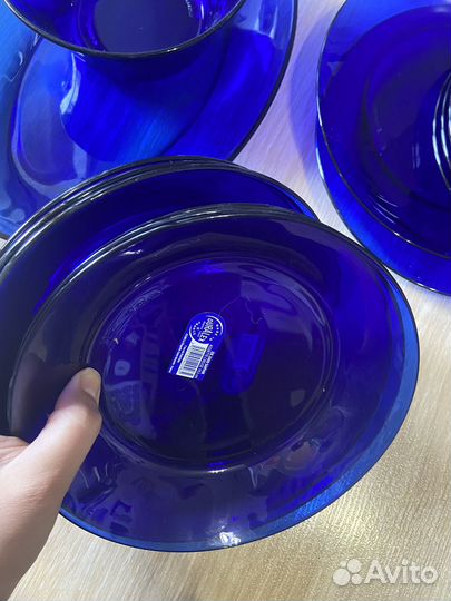 Набор тарелок стекло