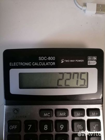 Калькулятор SDC-800 и MS-279LA