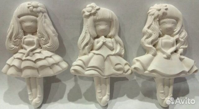 Набор гипсовых раскрасок