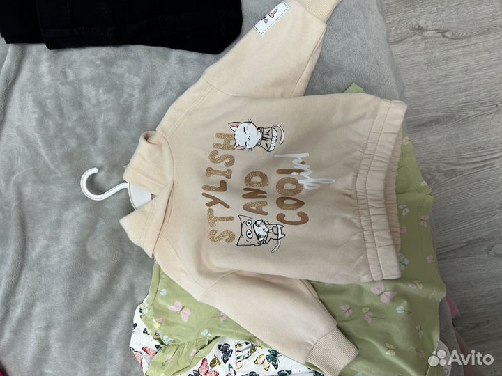 Детские вещи на девочку пакетом 80-92