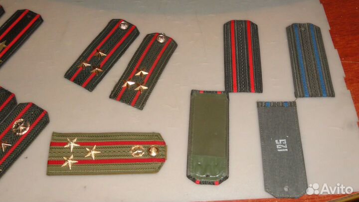Погоны са/ра-различных родов войск-комплект