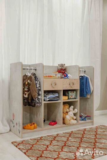 Стеллаж-комод Маша и Медведь Happy Days