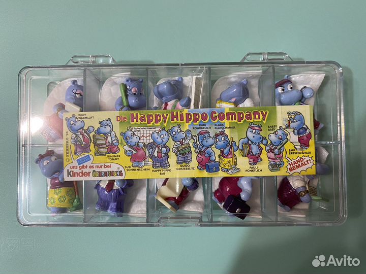 Бегемотики офисные полная серия киндер бегемоты