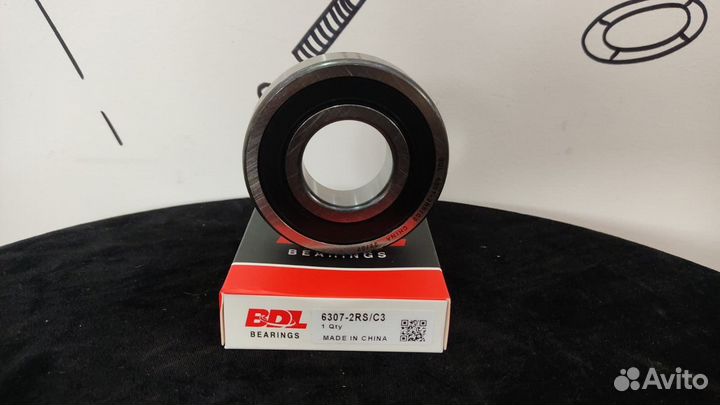 Подшипник шариковый, однорядный, закрыт 35х80х21мм