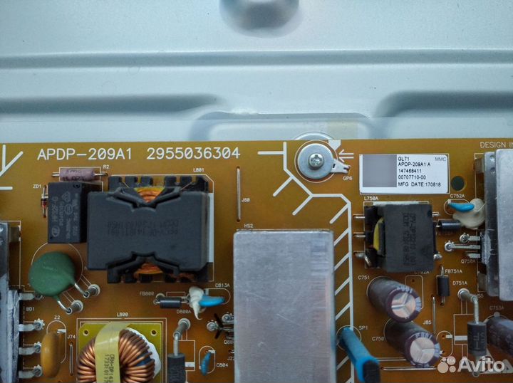 Платы с битого тв sony KD-55XE8096 (1-981-326-12)