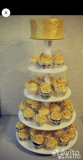 Подставка для торта капкейков 3-х, 4-х, 5-ти яруса