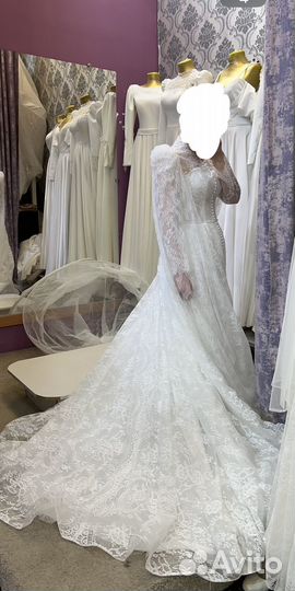 Свадебное платье 42 44 новое