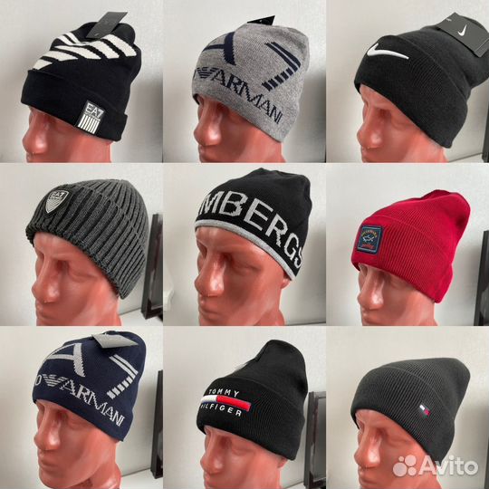 Шапка Paul Shark, Boss, EA7, Bikkembergs, Tommy