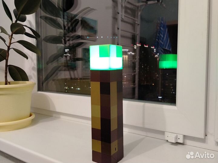 Подсвечник факел Minecraft