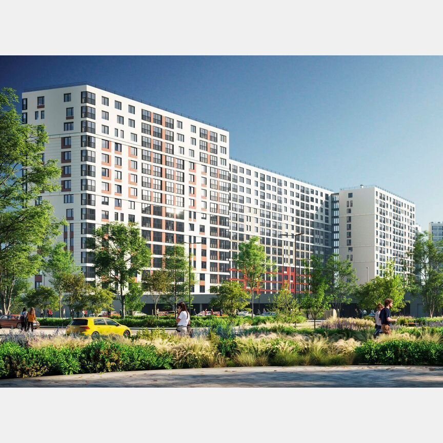 2-к. квартира, 62,4 м², 16/17 эт.